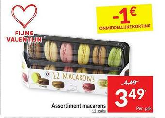 Intermarché Assortiment Macarons aanbieding
