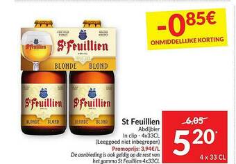 Intermarché St Feuillien Abdijbier aanbieding