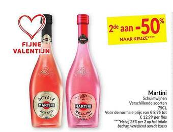 Intermarché Martini Schuimwijnen aanbieding