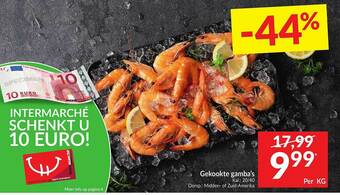 Intermarché Gekookte Gambas aanbieding