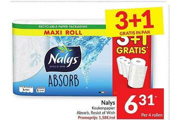 Intermarché Nalys Keukenpapier aanbieding