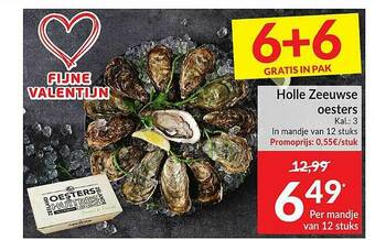 Intermarché Holle Zeeuwse Oesters aanbieding