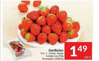 Intermarché Aardbeien aanbieding