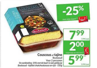 Intermarché Couscous Of Tajine Boubasud aanbieding