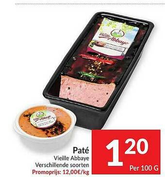 Intermarché Paté Vieille Abbaye aanbieding