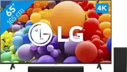 Coolblue LG 65UR78006LK + Barre de Son aanbieding