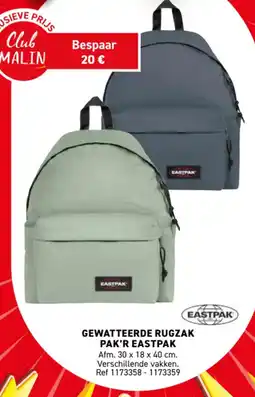 Trafic Gewatteerde rugzak pak'r eastpak aanbieding