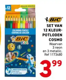 Trafic Set van 12 kleurpotloden cosmo aanbieding
