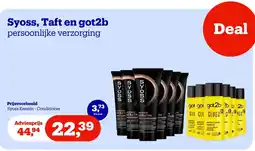 Bol.com Syoss, Taft en got2b persoonlijke verzorging aanbieding