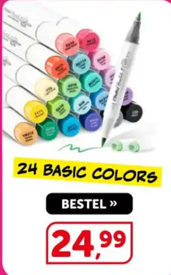 24 basic colors