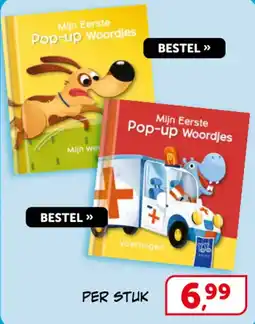 Boekenvoordeel Mijn Eerste Pop-up Woordjes aanbieding