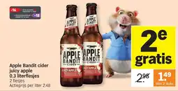 Albert Heijn Apple Bandit cider aanbieding