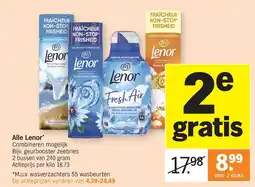 Albert Heijn Alle Lenor aanbieding