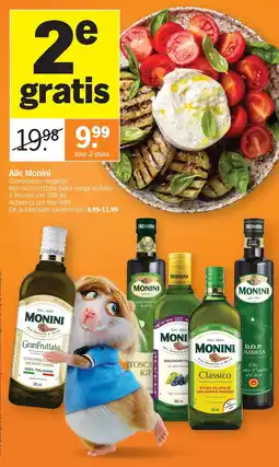 Albert Heijn Alle Monini aanbieding