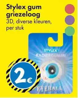 TEDi Stylex gum griezeloog aanbieding