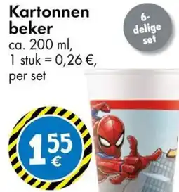 TEDi Kartonnen beker aanbieding