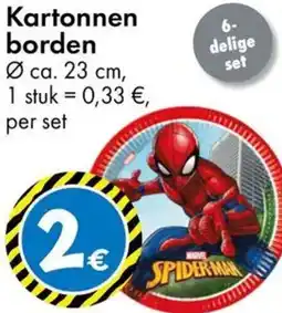 TEDi Kartonnen borden aanbieding