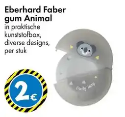 TEDi Eberhard Faber gum Animal aanbieding