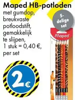 TEDi Maped HB-potloden aanbieding