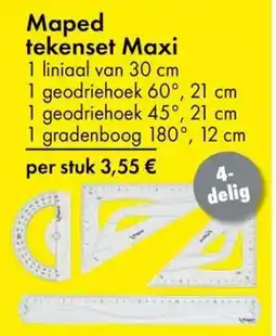 TEDi Maped tekenset Maxi aanbieding