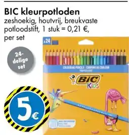 TEDi BIC kleurpotloden aanbieding
