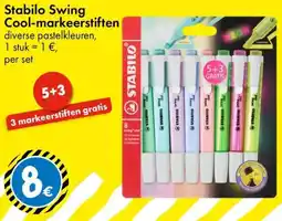 TEDi Stabilo Swing Cool-markeerstiften aanbieding
