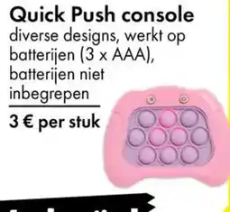 TEDi Quick Push console aanbieding