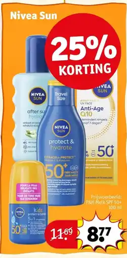 Kruidvat Nivea sun protect & hydrate aanbieding
