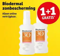 Kruidvat Biodermal zonbescherming aanbieding