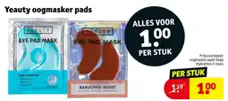 Kruidvat Yeauty oogmasker pads aanbieding