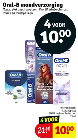 Kruidvat Oral-B mondverzorging aanbieding