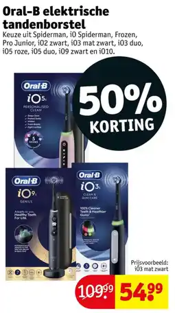 Kruidvat Oral-B elektrische tandenborstel aanbieding