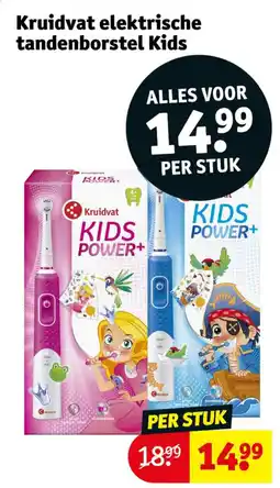 Kruidvat Kruidvat elektrische tandenborstel kids aanbieding