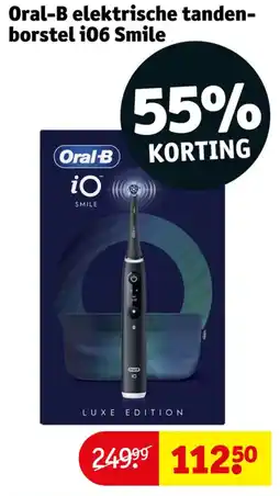 Kruidvat oral-b elektrische tandenborstel i06 smile aanbieding