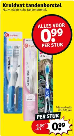 Kruidvat Kruidvat tandenborstel aanbieding