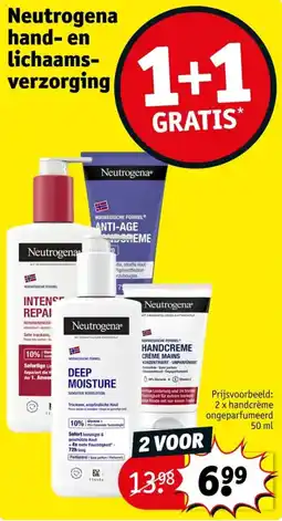 Kruidvat Neutrogena hand- en lichaamsverzorging aanbieding