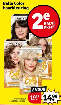 Kruidvat Belle Color haarkleuring aanbieding