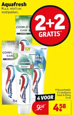 Kruidvat tandpasta aanbieding