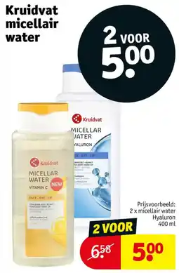 Kruidvat Kruidvat micellair water aanbieding