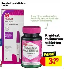 Kruidvat Kruidvat foliumzuur tabletten aanbieding