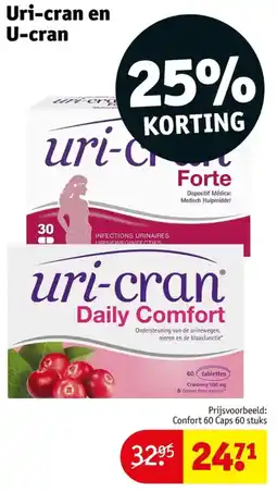 Kruidvat Uri-cran daily comfort aanbieding