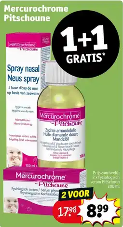Kruidvat Spray nasal Mercurochrome Pitschoune aanbieding