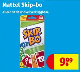 Kruidvat Mattel Skip-bo aanbieding