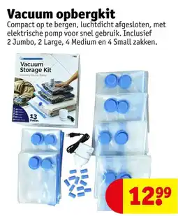Kruidvat Vacuum opbergkit aanbieding