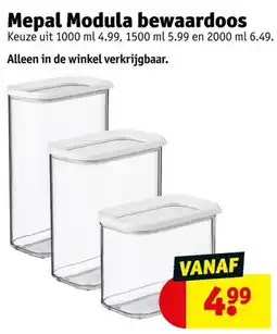 Kruidvat Mepal Modula bewaardooos aanbieding
