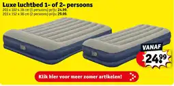 Kruidvat Luxe luchtbed aanbieding
