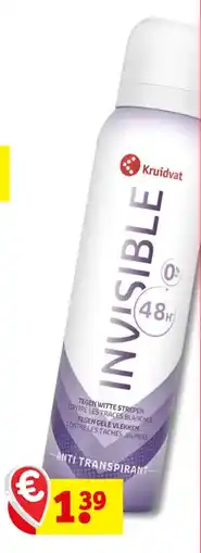 Kruidvat invisible anti transpirant aanbieding