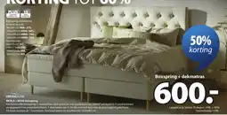 Jysk Boxspring + dekmatras aanbieding