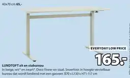 Jysk lundtoft zit en stabureau aanbieding