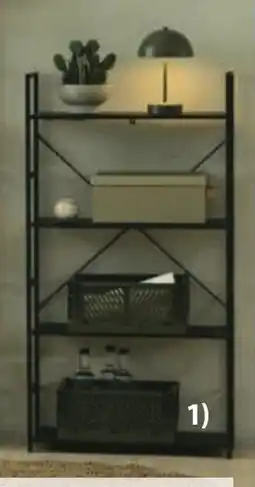 Jysk Rek deco fineer en staal aanbieding